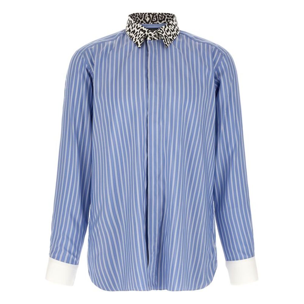 Tom Ford Men Animal Print Collar Shirt
